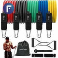 Resistance Bands Set 10–50 LB – Complete Home Workout Kit